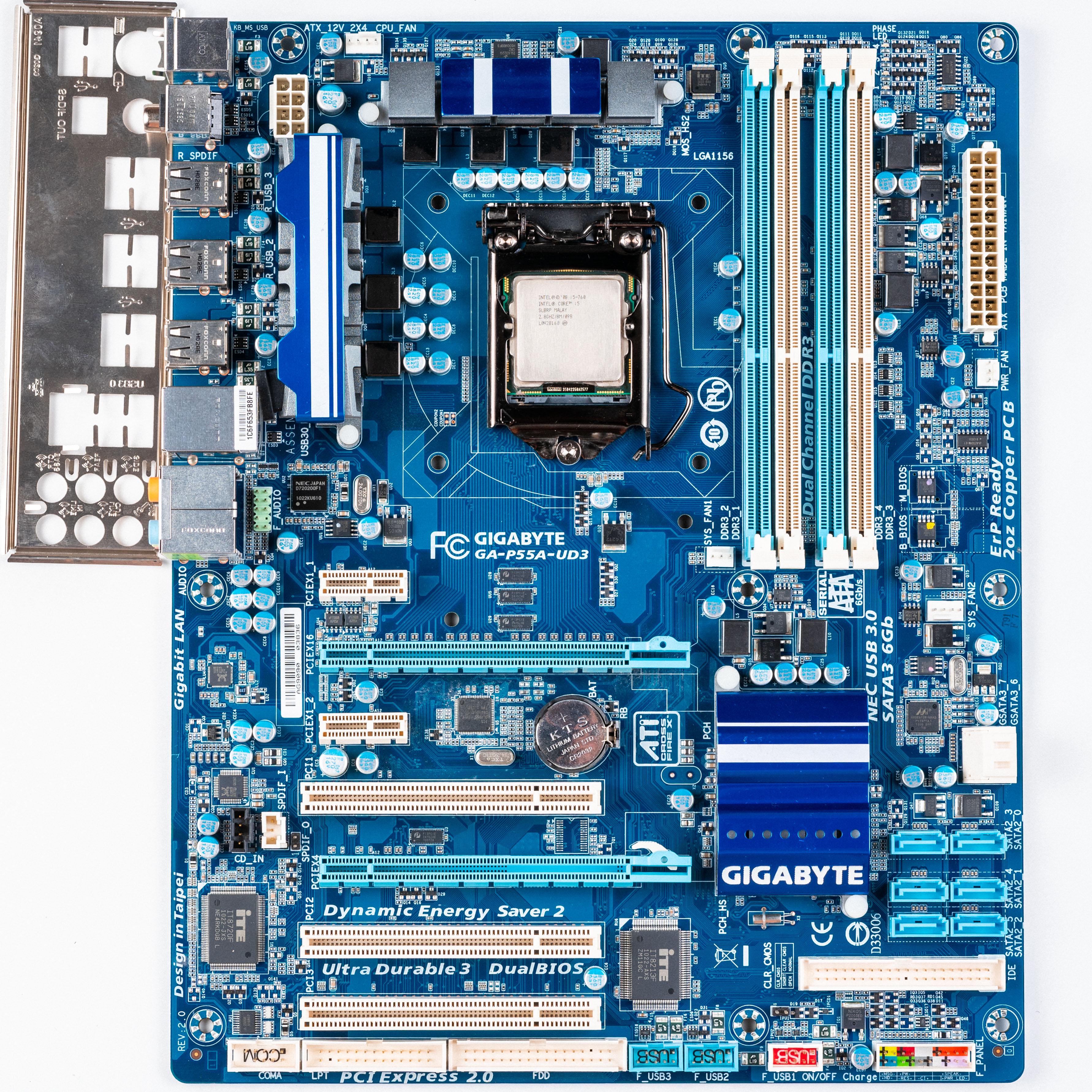 Gigabyte GA-P55A-UD3 image